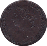 1892 FARTHING ( AUNC ) - Farthing - Cambridgeshire Coins