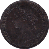 1892 FARTHING ( EF ) B - Farthing - Cambridgeshire Coins