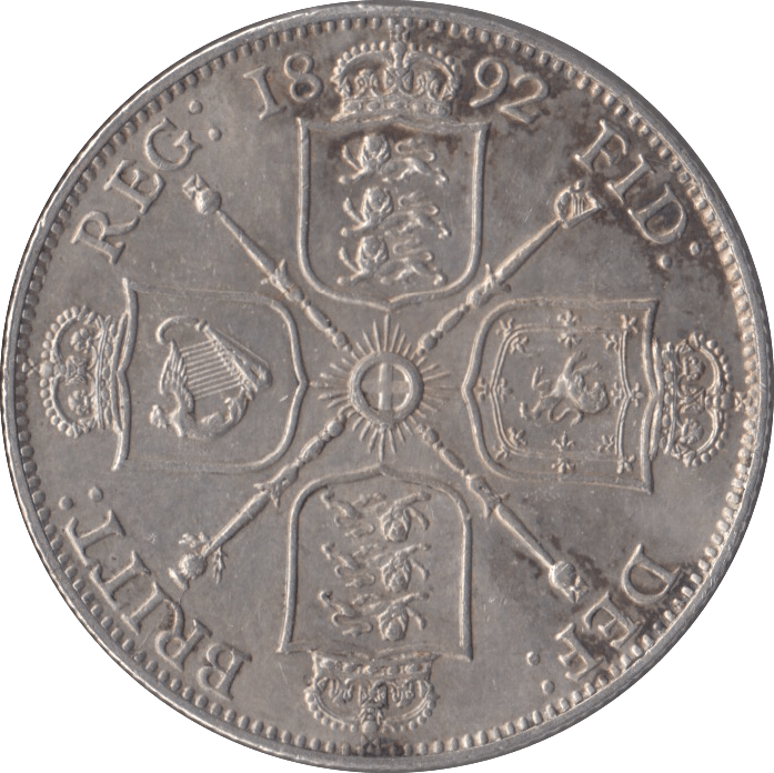 1892 FLORIN ( AUNC ) - FLORIN - Cambridgeshire Coins