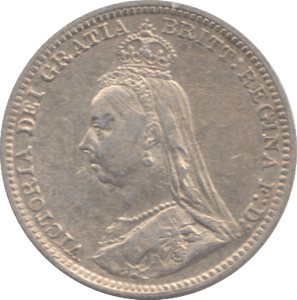 1892 MAUNDY THREEPENCE ( EF ) - Maundy Coins - Cambridgeshire Coins