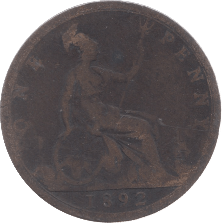 1892 PENNY ( FAIR ) 7 - Penny - Cambridgeshire Coins