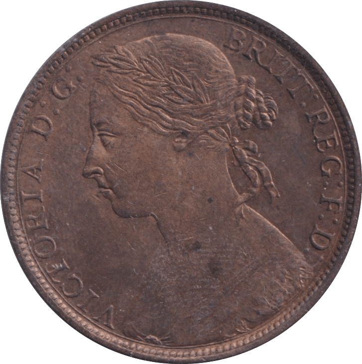 1892 PENNY ( UNC ) - Penny - Cambridgeshire Coins