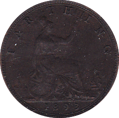 1893 FARTHING ( GEF ) - Farthing - Cambridgeshire Coins