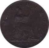 1893 FARTHING ( GEF ) - Farthing - Cambridgeshire Coins