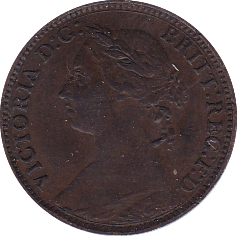 1893 FARTHING ( UNC ) - Farthing - Cambridgeshire Coins