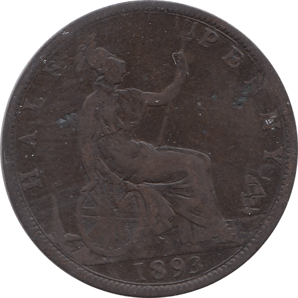 1893 HALFPENNY ( NF ) - Fourpence - Cambridgeshire Coins