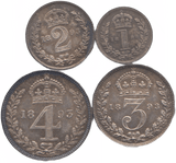 1893 MAUNDY SET - Maundy Set - Cambridgeshire Coins