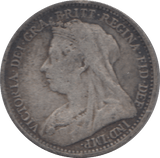 1893 SILVER THREEPENCE ( FAIR ) - Threepence - Cambridgeshire Coins