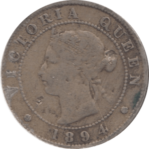 1894 JAMAICA HALF PENNY - WORLD COINS - Cambridgeshire Coins