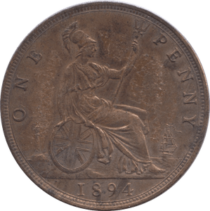 1894 PENNY ( VF ) - Penny - Cambridgeshire Coins