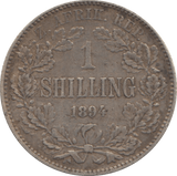 1894 SILVER ONE SHILLING SOUTH AFRICA 1 - SILVER WORLD COINS - Cambridgeshire Coins