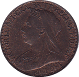 1895 FARTHING ( GEF ) - Farthing - Cambridgeshire Coins