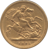 1895 GOLD HALF SOVEREIGN - Half Sovereign - Cambridgeshire Coins