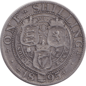 1895 SHILLING ( FINE ) - Shilling - Cambridgeshire Coins