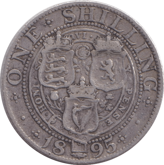 1895 SHILLING ( FINE ) - Shilling - Cambridgeshire Coins