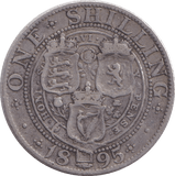 1895 SHILLING ( FINE ) - Shilling - Cambridgeshire Coins