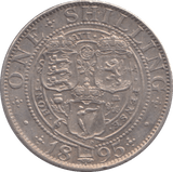 1895 SHILLING ( GVF ) - Shilling - Cambridgeshire Coins