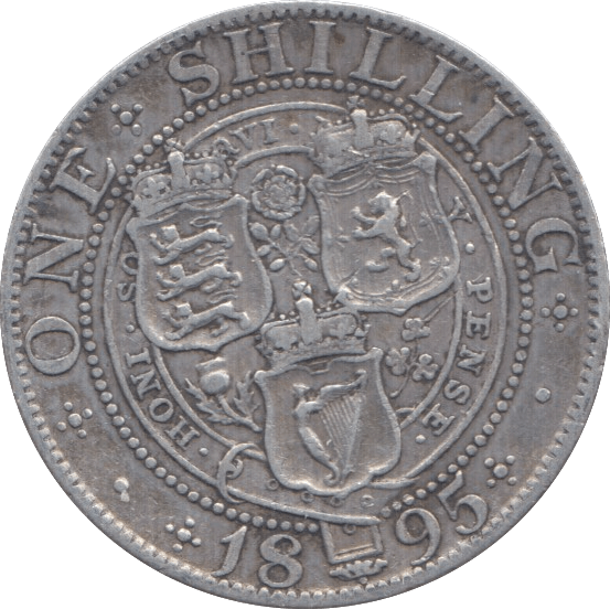 1895 SHILLING ( VF ) - Shilling - Cambridgeshire Coins