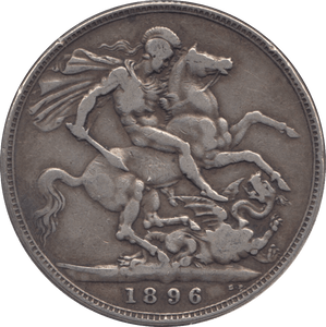 1896 CROWN ( GF ) 3 - Crown - Cambridgeshire Coins