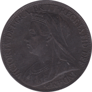 1896 FARTHING ( EF ) B - Farthing - Cambridgeshire Coins