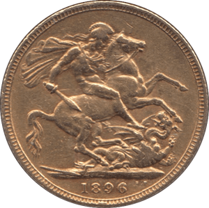 1896 GOLD SOVEREIGN ( GVF ) - Sovereign - Cambridgeshire Coins