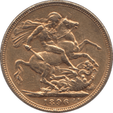 1896 GOLD SOVEREIGN ( GVF ) - Sovereign - Cambridgeshire Coins