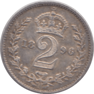 1896 MAUNDY TWO PENCE ( EF ) - Maundy Coins - Cambridgeshire Coins