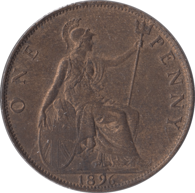 1896 PENNY ( AUNC ) - Penny - Cambridgeshire Coins