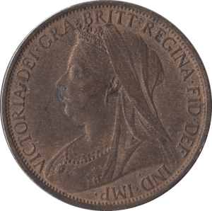 1896 PENNY ( AUNC ) - Penny - Cambridgeshire Coins