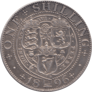 1896 SHILLING ( EF ) 5 - Shilling - Cambridgeshire Coins