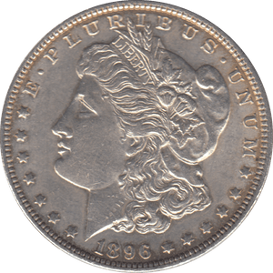 1896 USA SILVER MORGAN DOLLAR PHILADELPHIA MINT - SILVER WORLD COINS - Cambridgeshire Coins