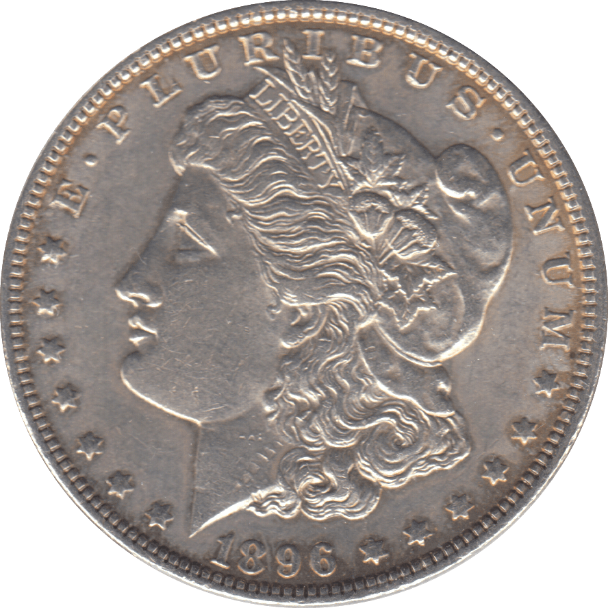 1896 USA SILVER MORGAN DOLLAR PHILADELPHIA MINT - SILVER WORLD COINS - Cambridgeshire Coins