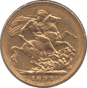 1897 GOLD SOVEREIGN ( GVF ) SYDNEY MINT - Sovereign - Cambridgeshire Coins