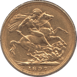 1897 GOLD SOVEREIGN ( GVF ) SYDNEY MINT - Sovereign - Cambridgeshire Coins