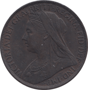 1897 PENNY ( AUNC ) 2 - Penny - Cambridgeshire Coins