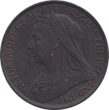 1897 PENNY ( AUNC ) 2 - Penny - Cambridgeshire Coins