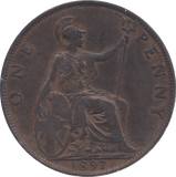 1897 PENNY ( GVF ) 2 - Penny - Cambridgeshire Coins