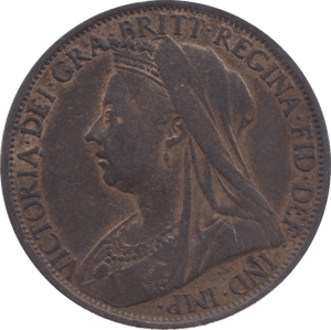 1897 PENNY ( GVF ) 2 - Penny - Cambridgeshire Coins