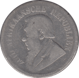 1897 SILVER 2 1/2 SHILLINGS SOUTH AFRICA - SILVER WORLD COINS - Cambridgeshire Coins