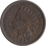 1898 1 CENT USA - WORLD COINS - Cambridgeshire Coins