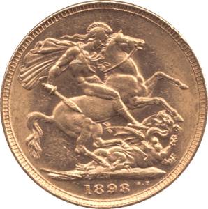 1898 GOLD SOVEREIGN ( AUNC ) MELBOURNE MINT - Sovereign - Cambridgeshire Coins