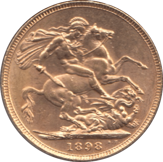 1898 GOLD SOVEREIGN ( AUNC ) - Sovereign - Cambridgeshire Coins