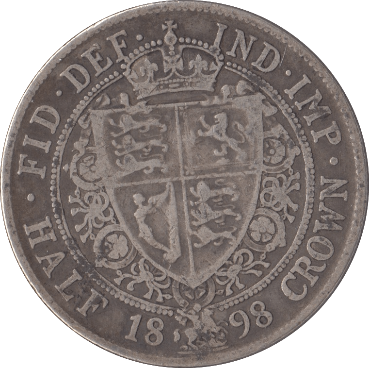 1898 HALFCROWN ( GF ) - HALFCROWN - Cambridgeshire Coins