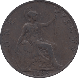 1898 PENNY ( GVF ) 2 - Penny - Cambridgeshire Coins