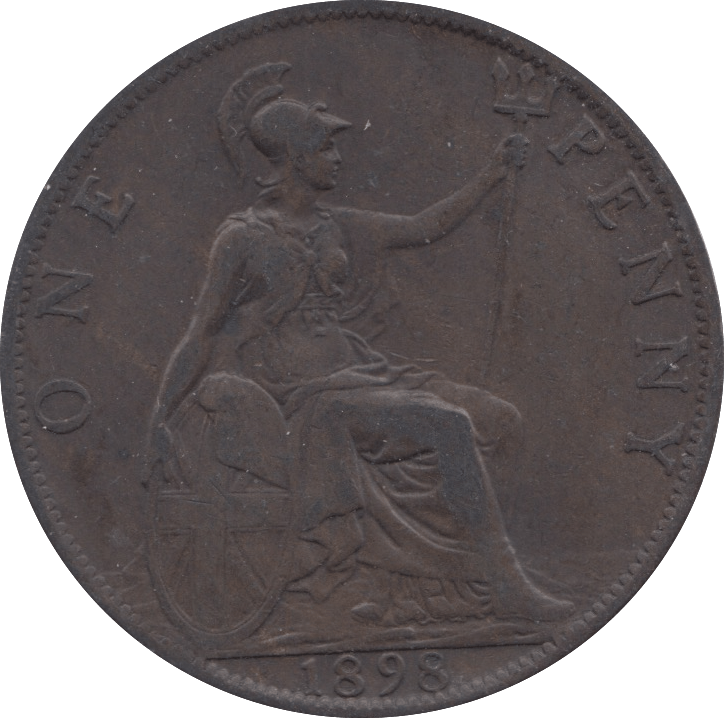 1898 PENNY ( GVF ) 2 - Penny - Cambridgeshire Coins