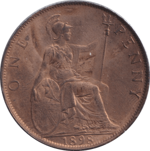 1898 PENNY ( UNC ) - Penny - Cambridgeshire Coins