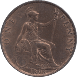 1898 PENNY ( UNC ) - Penny - Cambridgeshire Coins