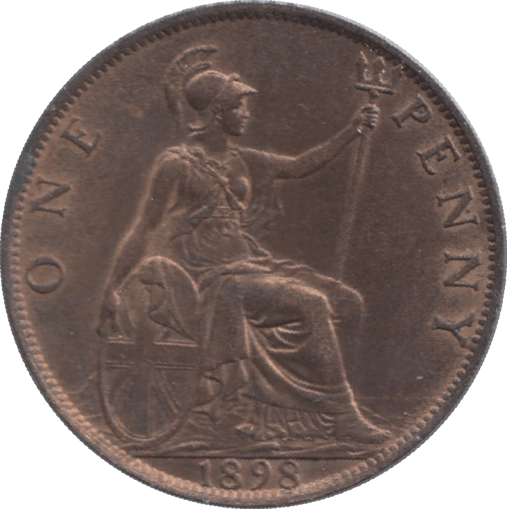 1898 PENNY ( UNC ) - Penny - Cambridgeshire Coins