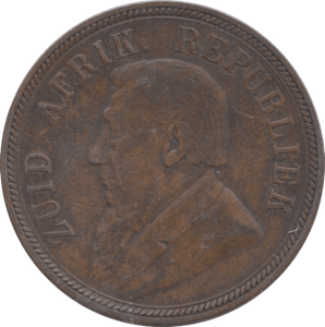 1898 SOUTH AFRICA PENNY - WORLD COINS - Cambridgeshire Coins