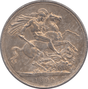 1899 CROWN ( AUNC ) LXII - Crown - Cambridgeshire Coins